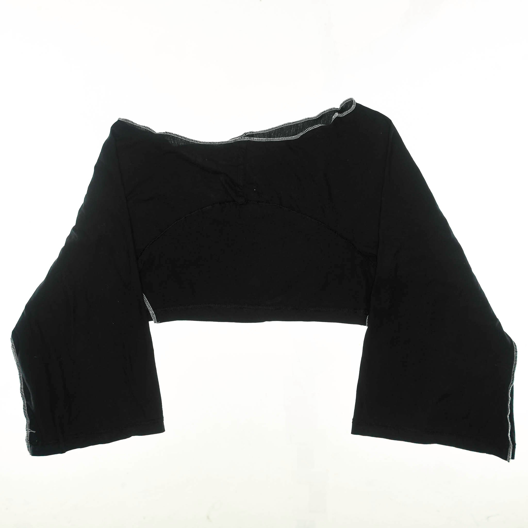 Black Reversible Crop Top