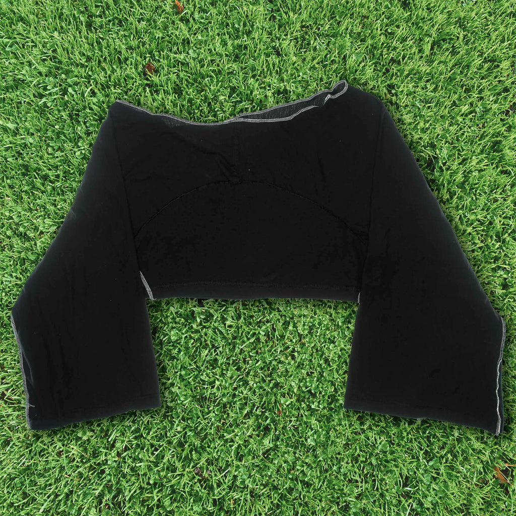 Black Reversible Crop Top