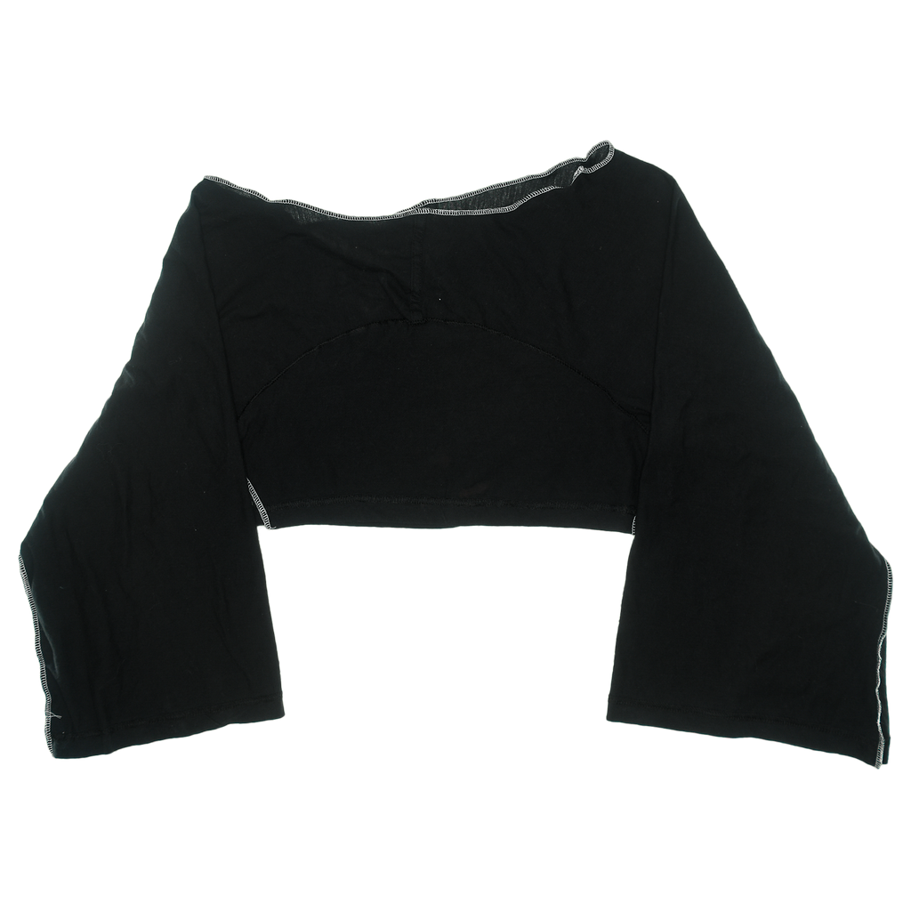 Black Reversible Crop Top