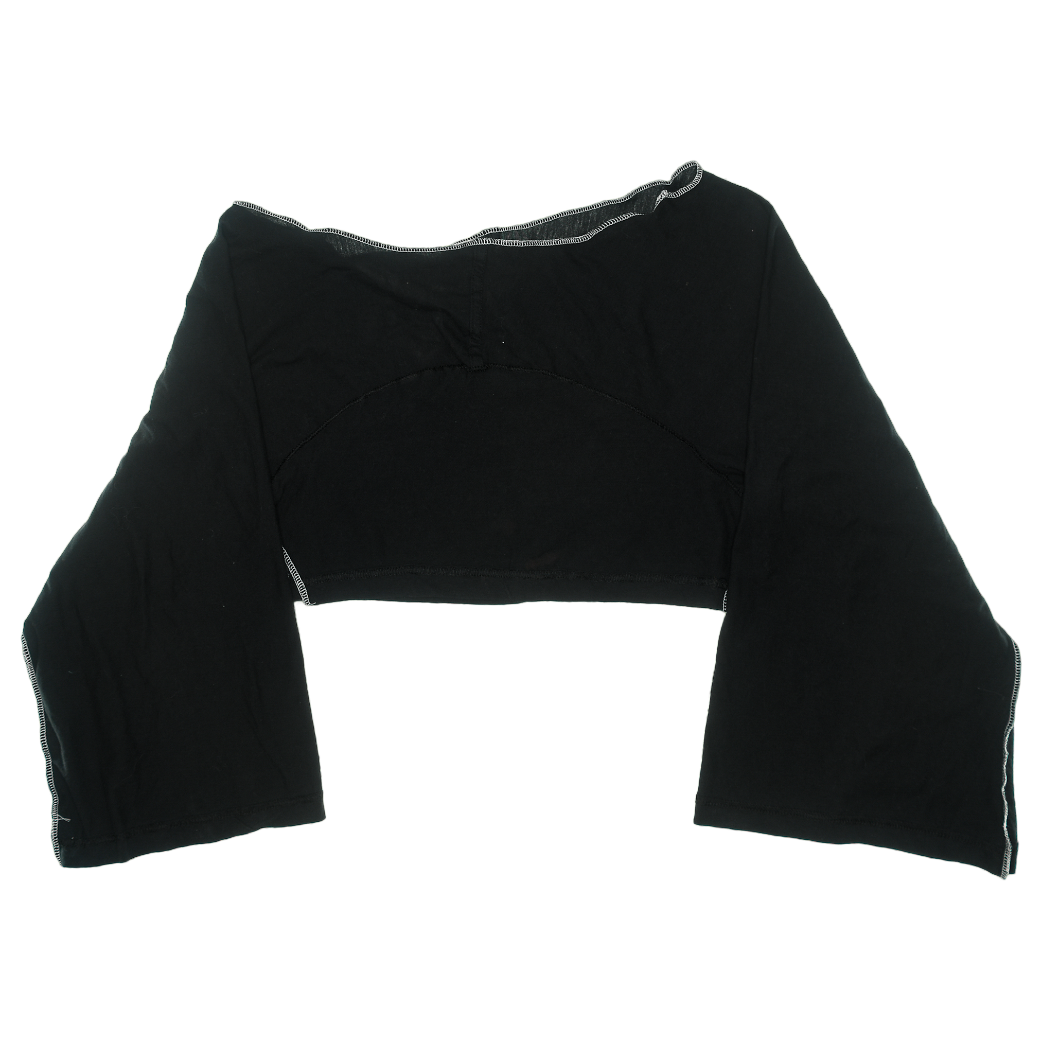 Black Reversible Crop Top