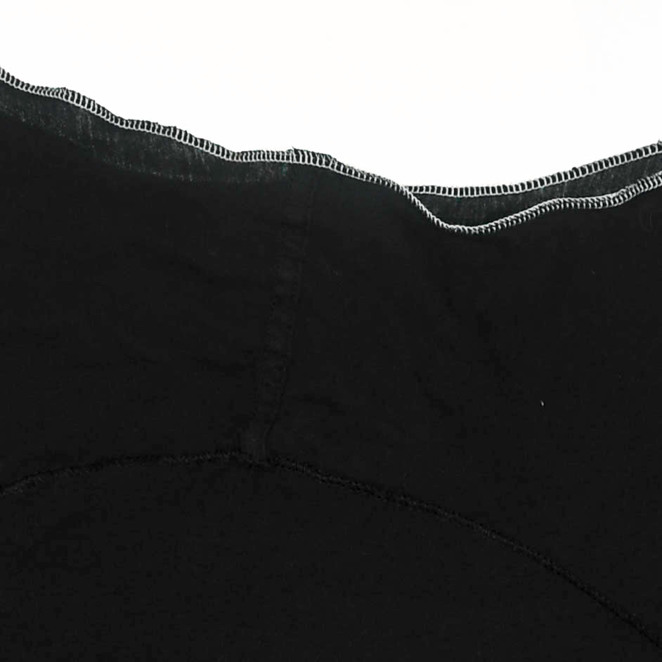 Black Reversible Crop Top