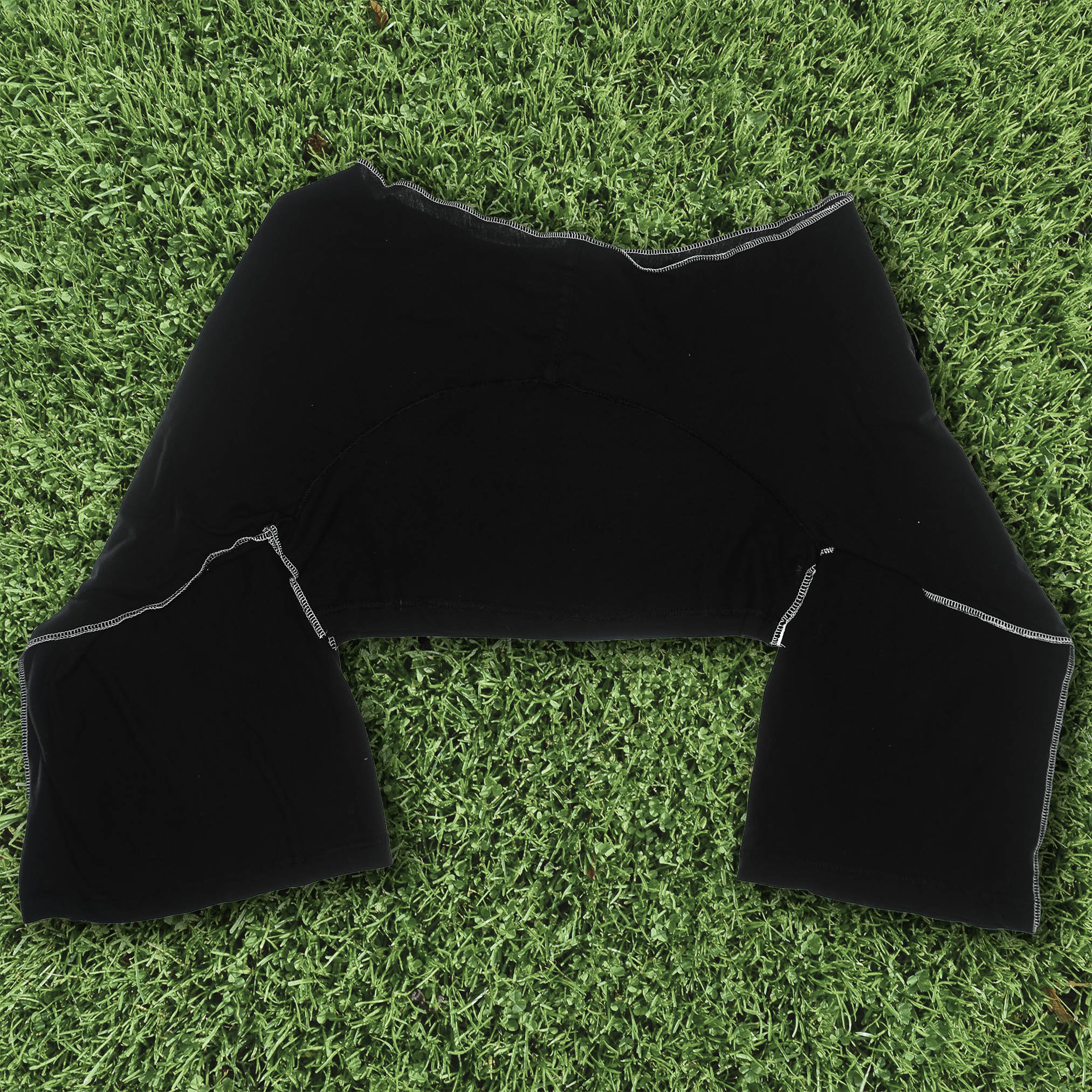 Black Reversible Crop Top