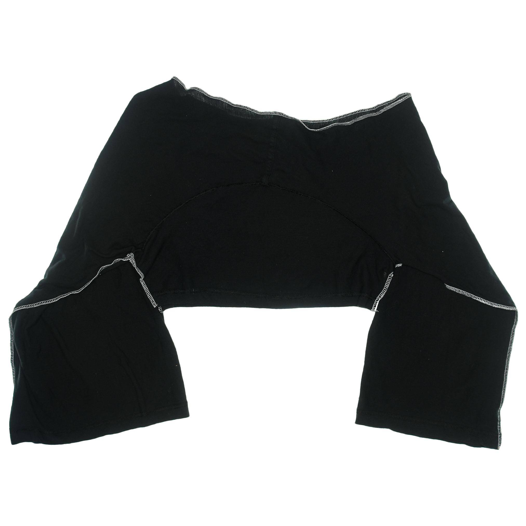 Black Reversible Crop Top