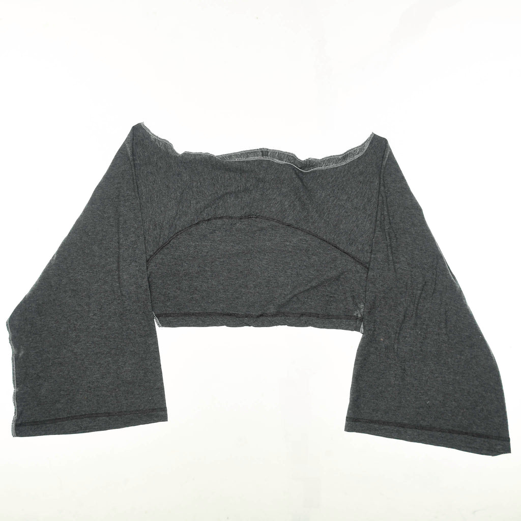 Gray Reversible Crop Top