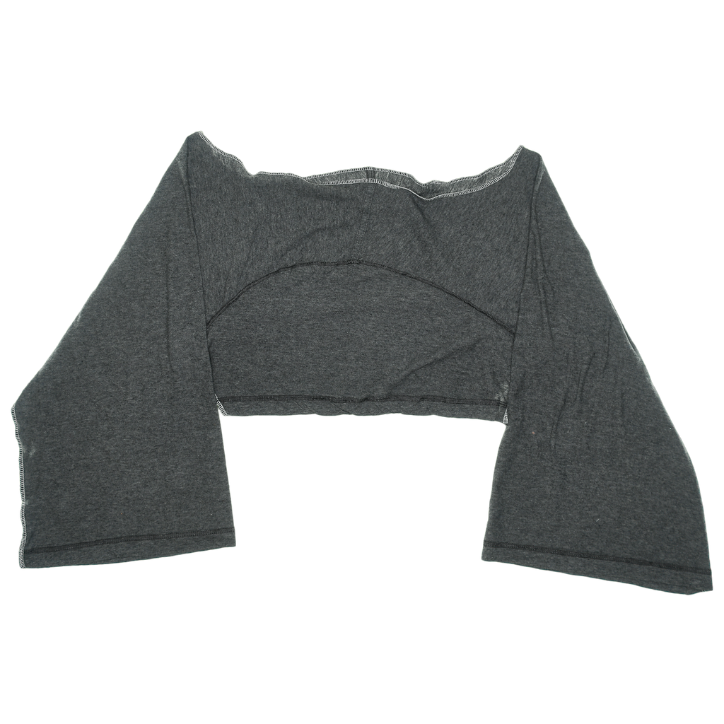 Gray Reversible Crop Top