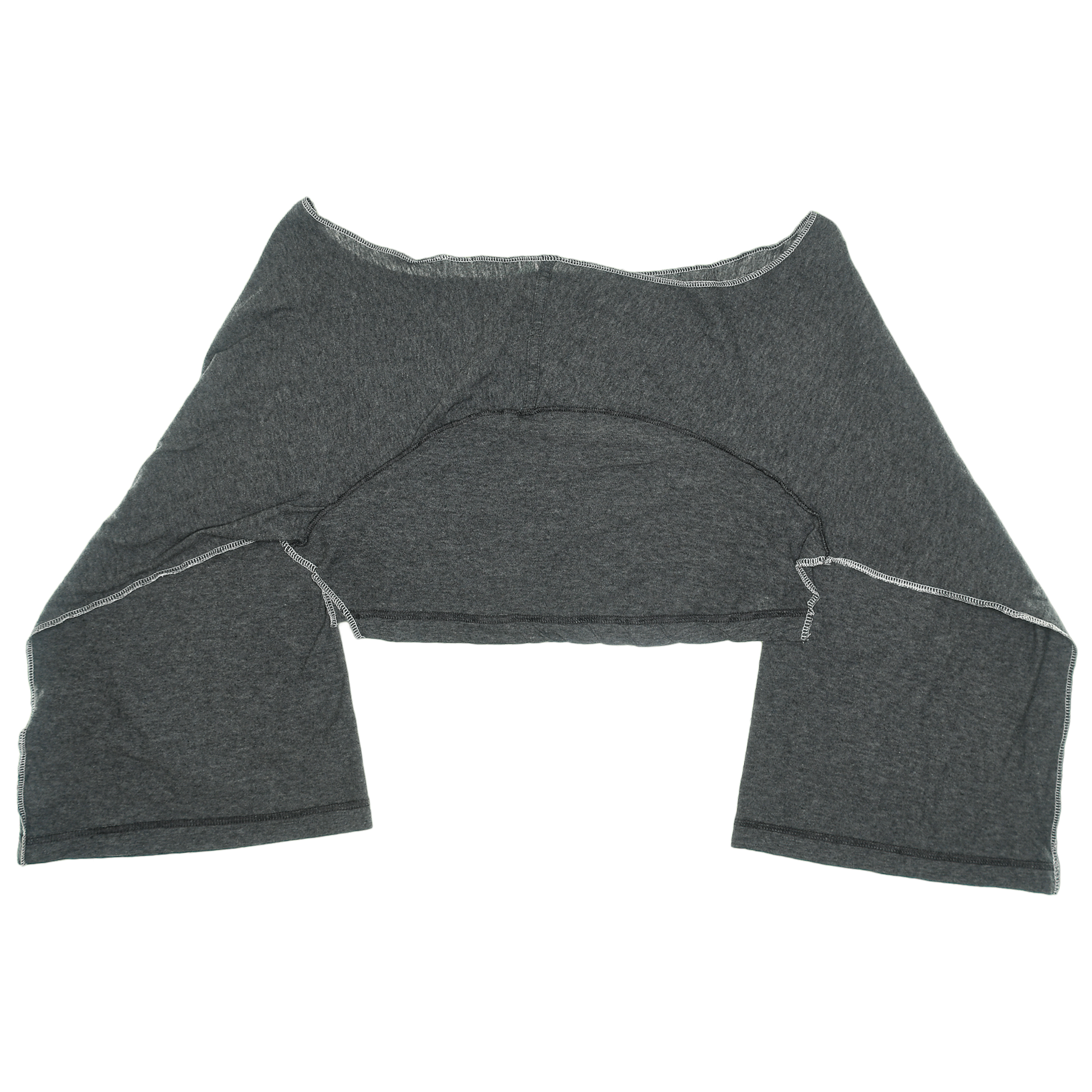 Gray Reversible Crop Top