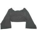 Gray Reversible Crop Top