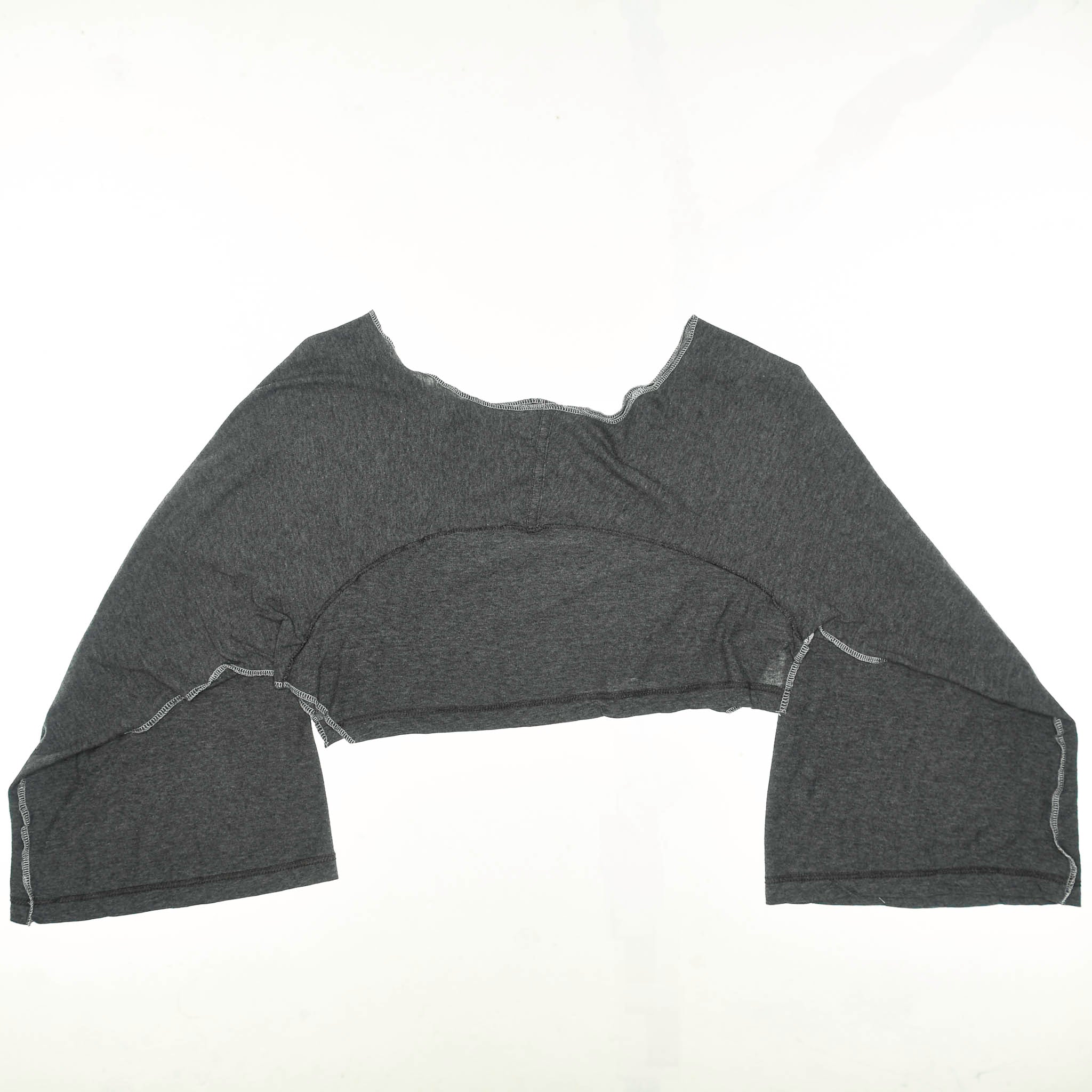 Gray Reversible Crop Top