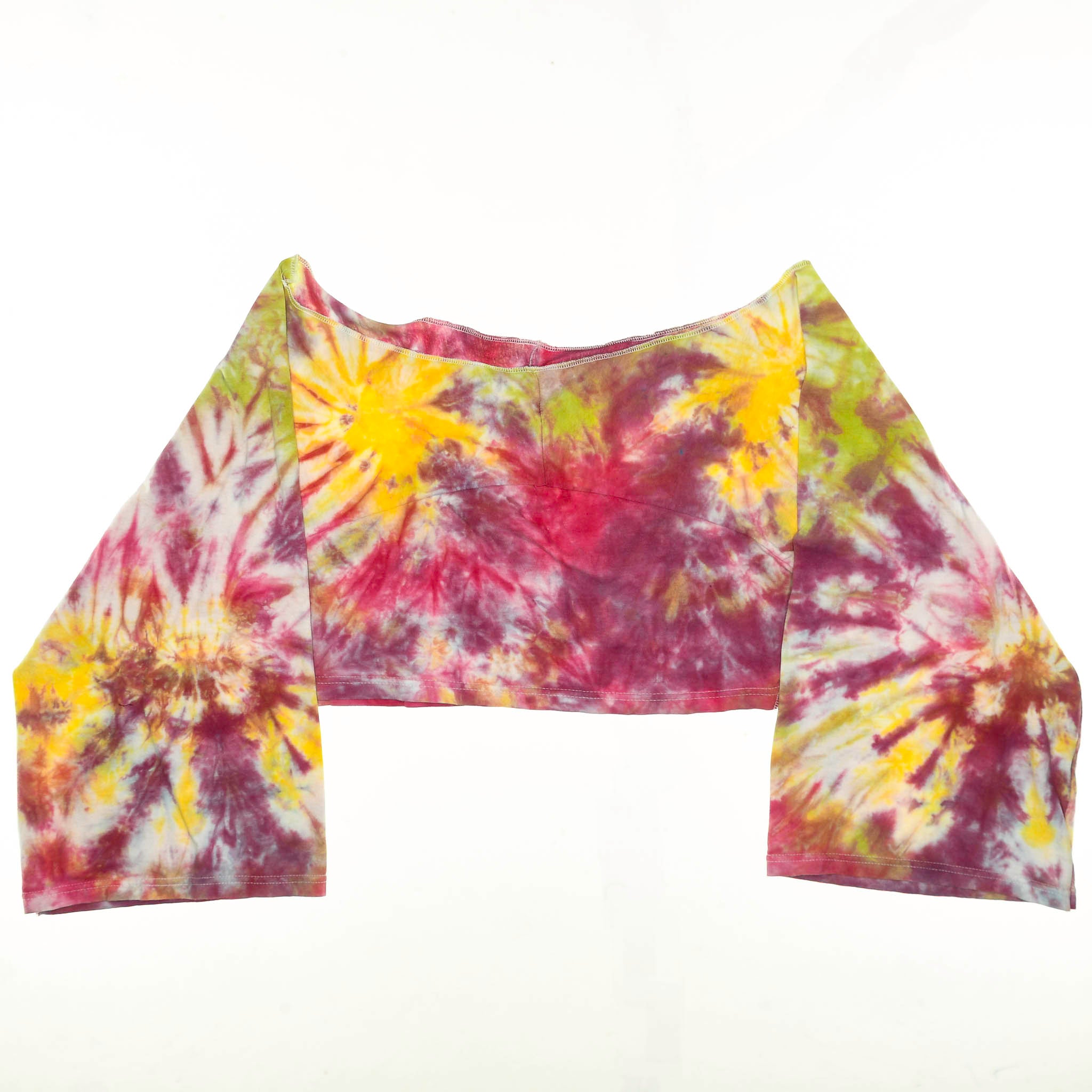Vibrant Tie Dye Reversible Crop Top