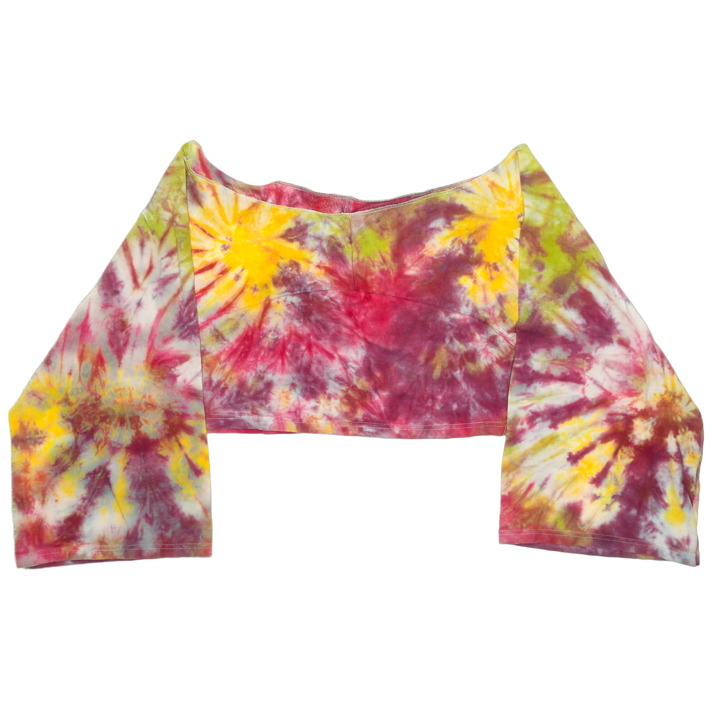 Vibrant Tie Dye Reversible Crop Top