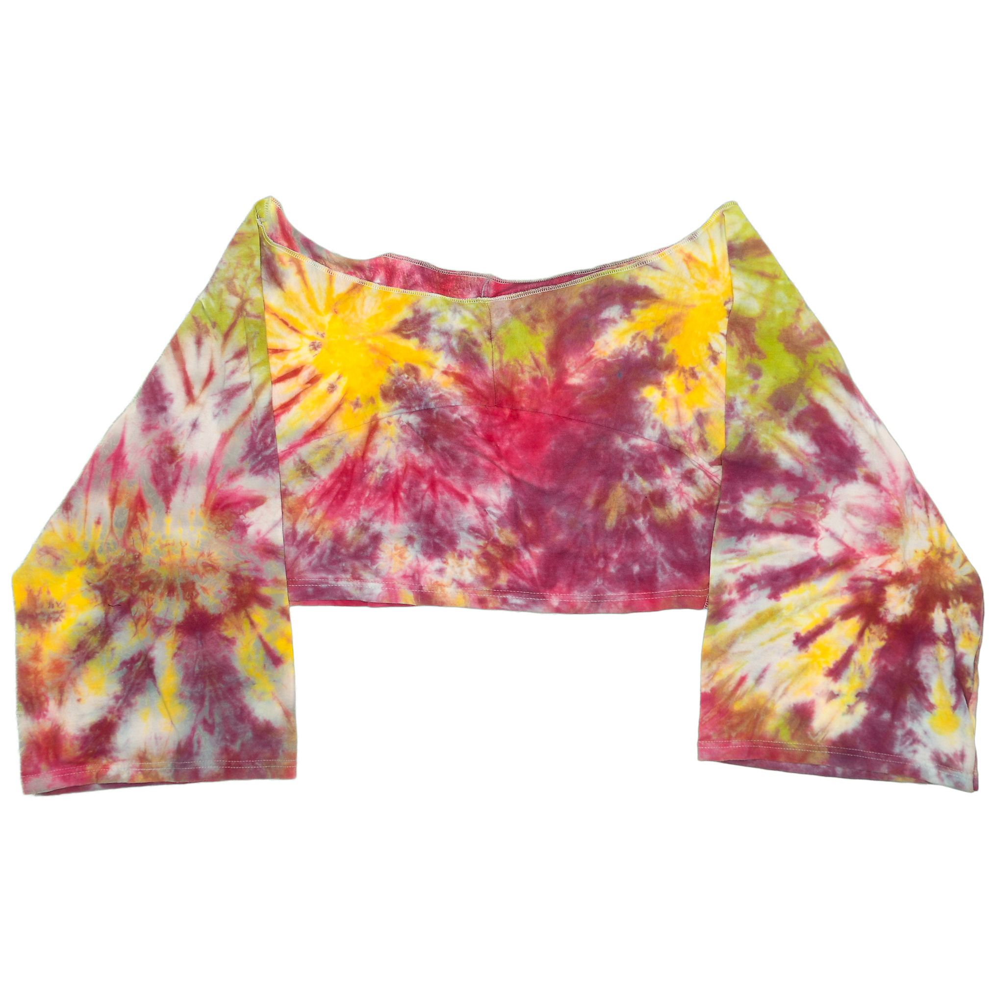 Vibrant Tie Dye Reversible Crop Top