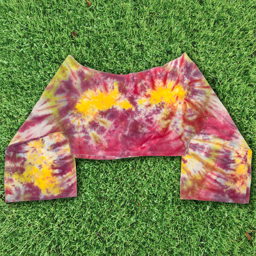 Vibrant Tie Dye Reversible Crop Top