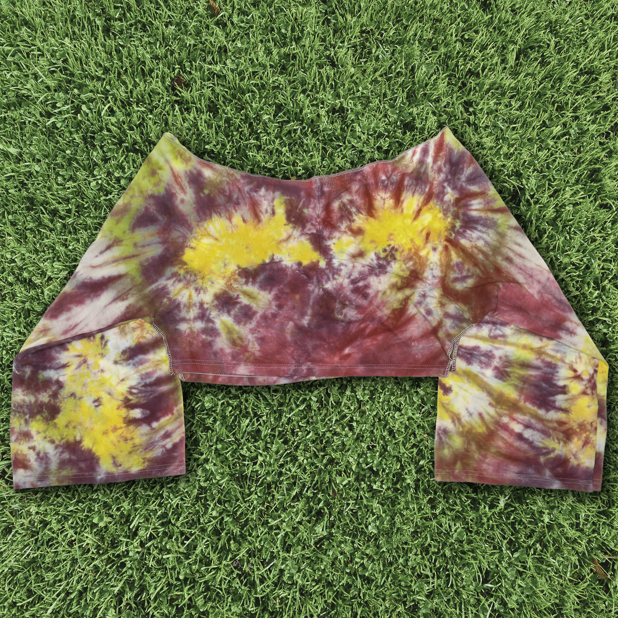 Vibrant Tie Dye Reversible Crop Top