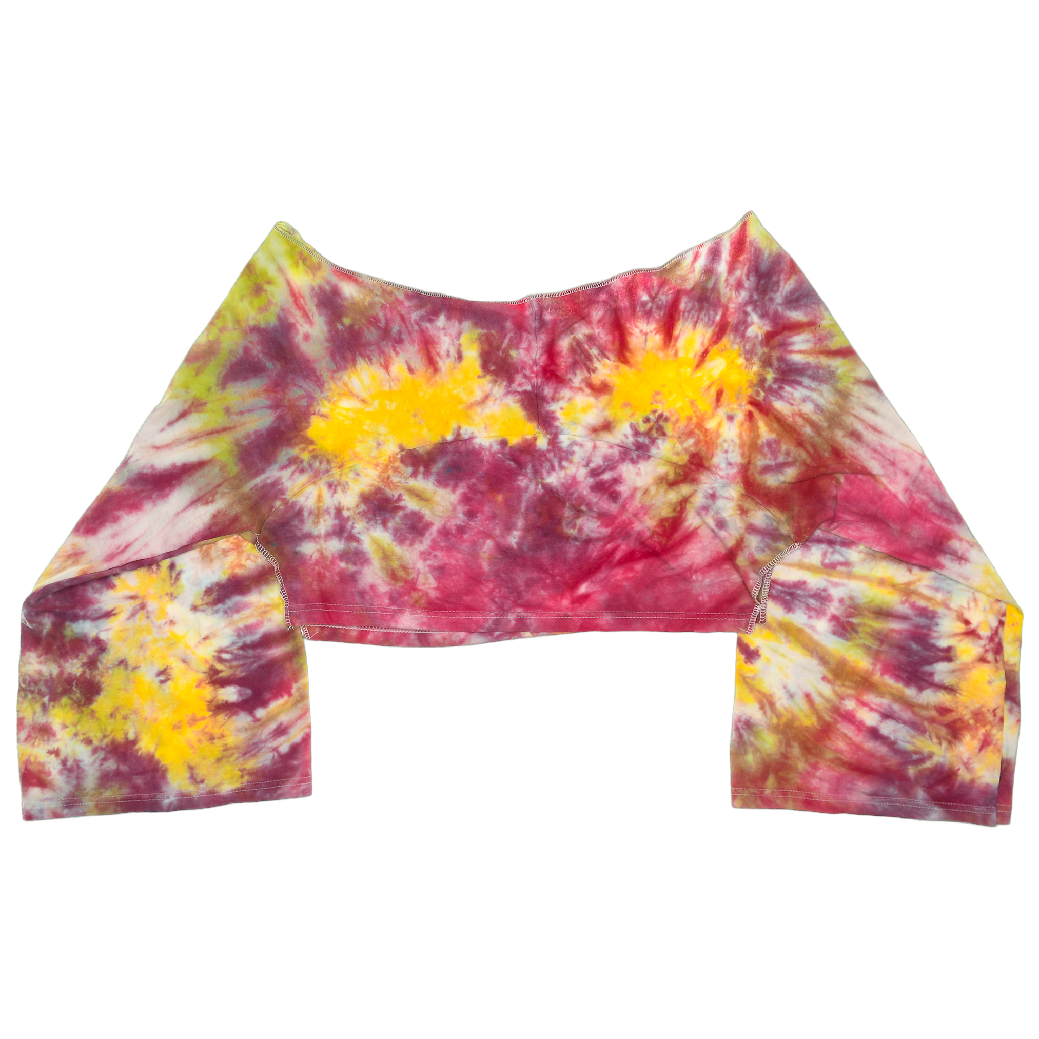 Vibrant Tie Dye Reversible Crop Top
