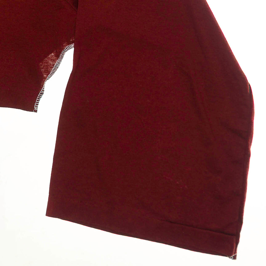 Maroon Reversible Crop Top