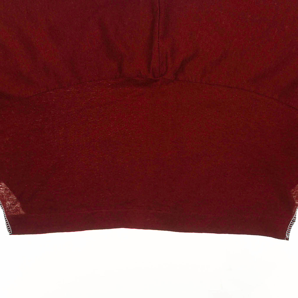 Maroon Reversible Crop Top