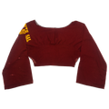 Maroon Reversible Crop Top