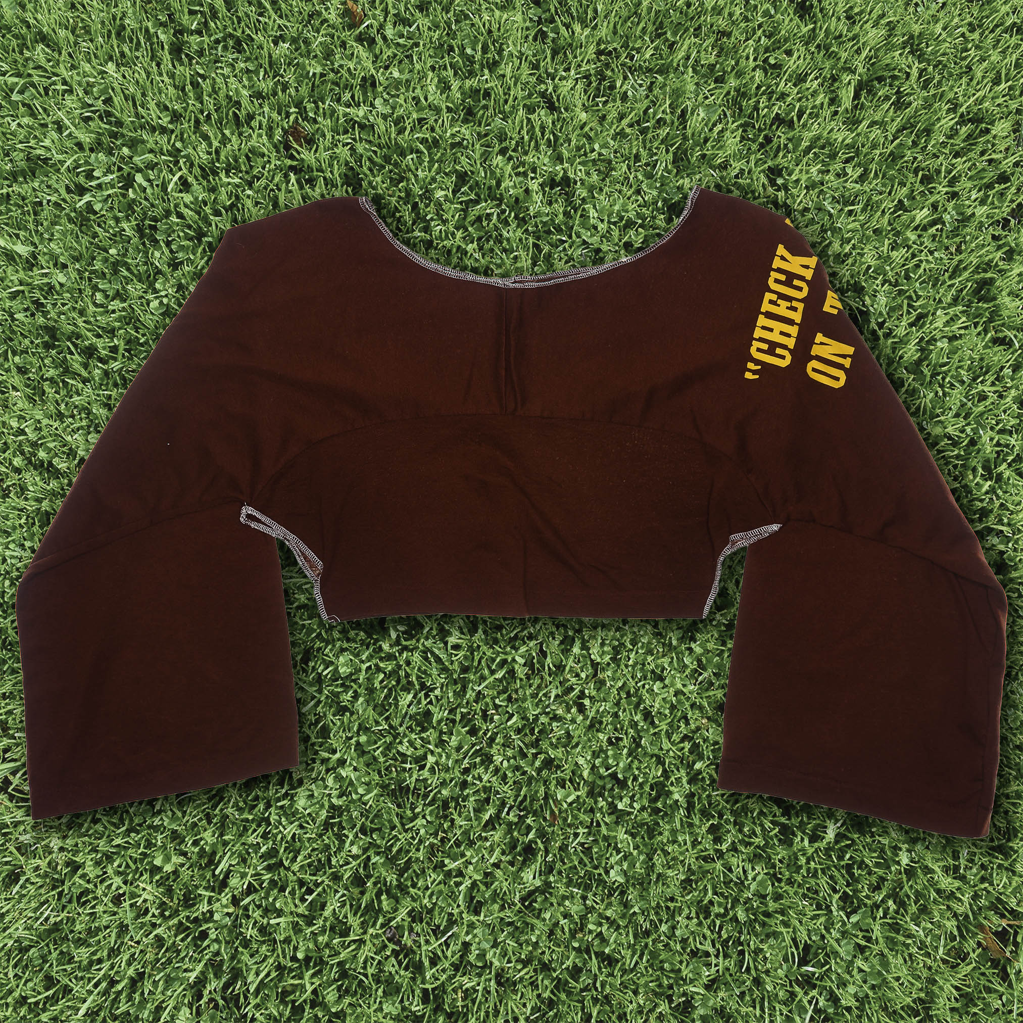 Maroon Reversible Crop Top