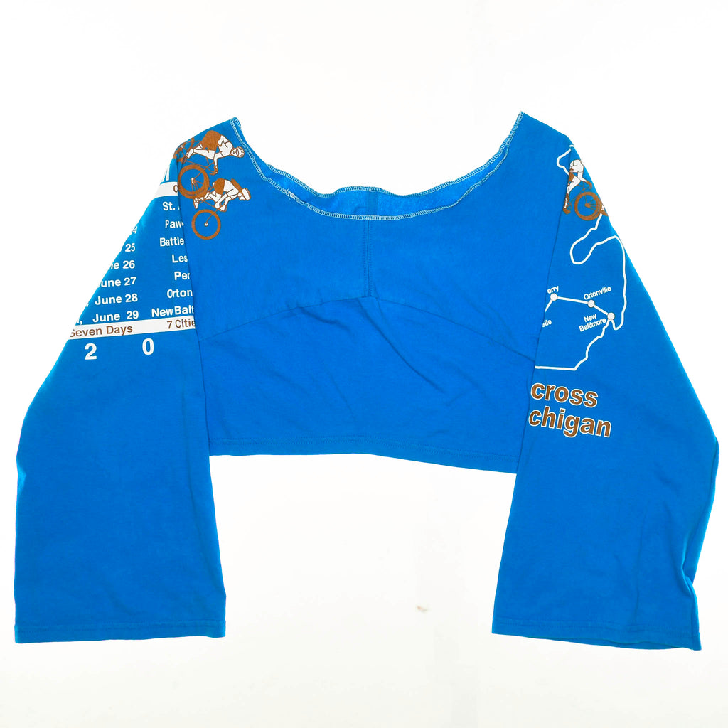 Michigan Cycling Reversible Crop Top
