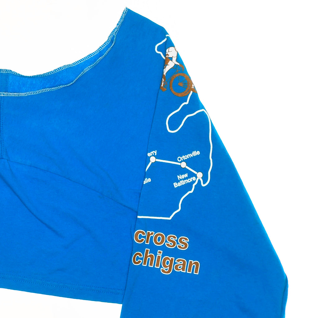 Michigan Cycling Reversible Crop Top