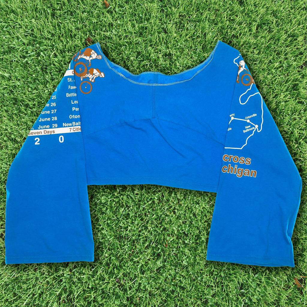 Michigan Cycling Reversible Crop Top