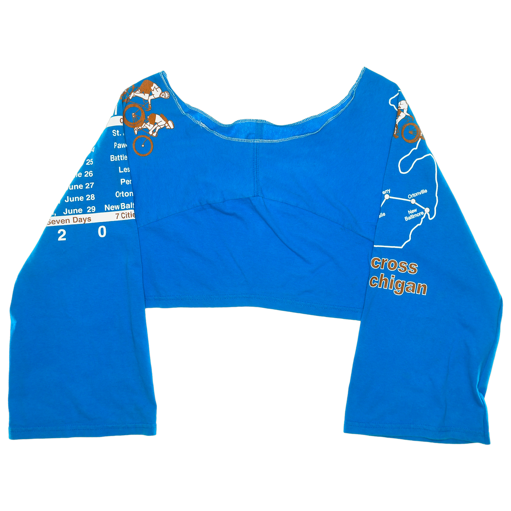 Michigan Cycling Reversible Crop Top