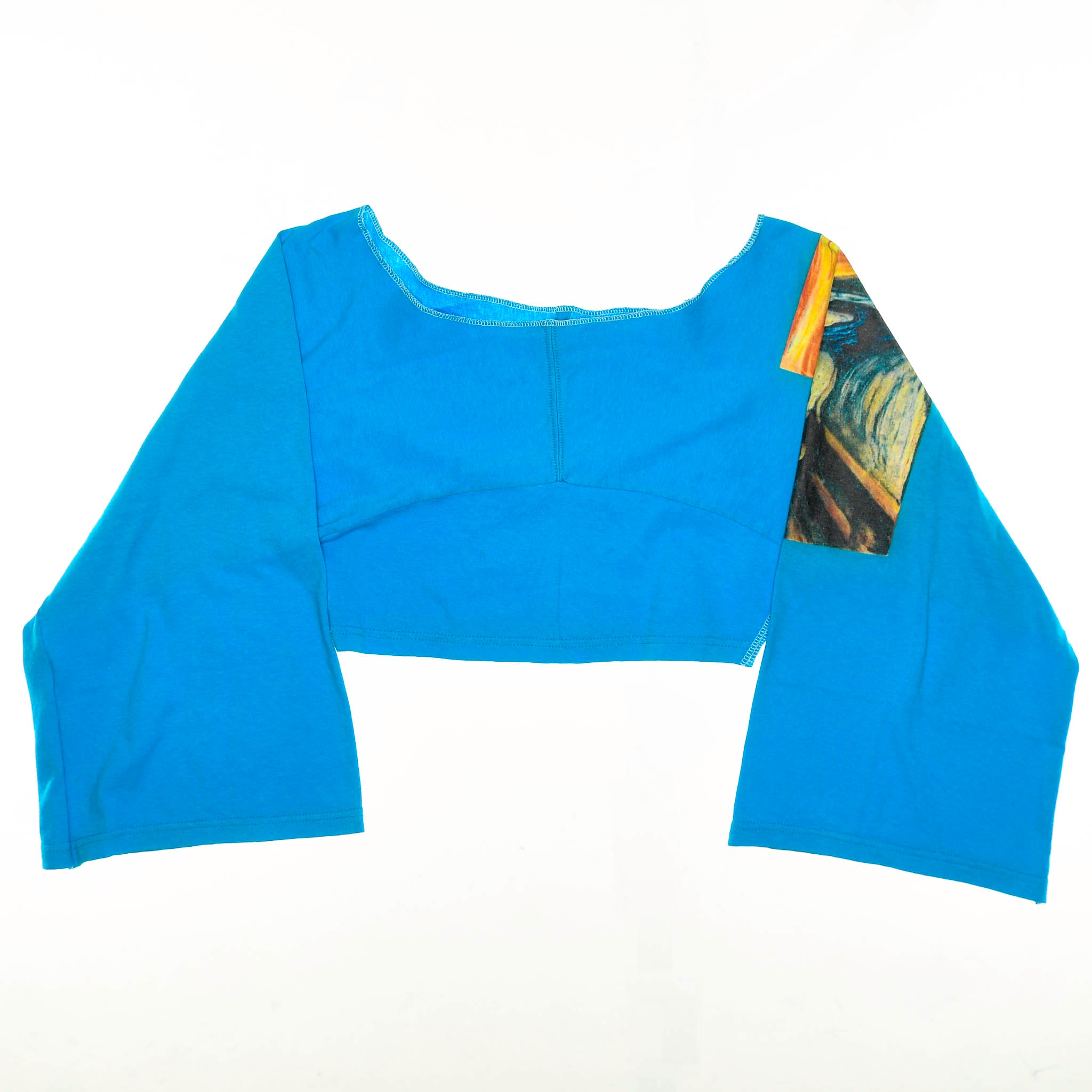 "The Scream" Zero Waste Reversible Crop Top