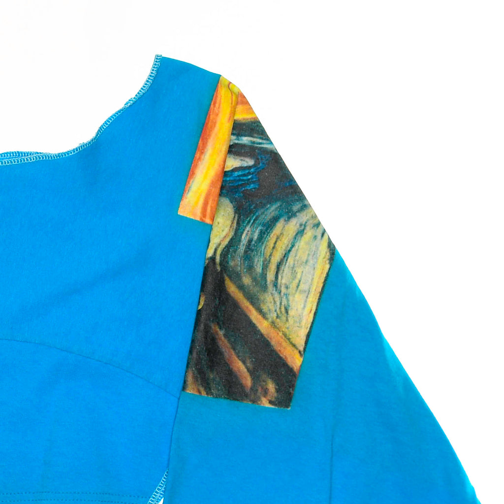 "The Scream" Zero Waste Reversible Crop Top