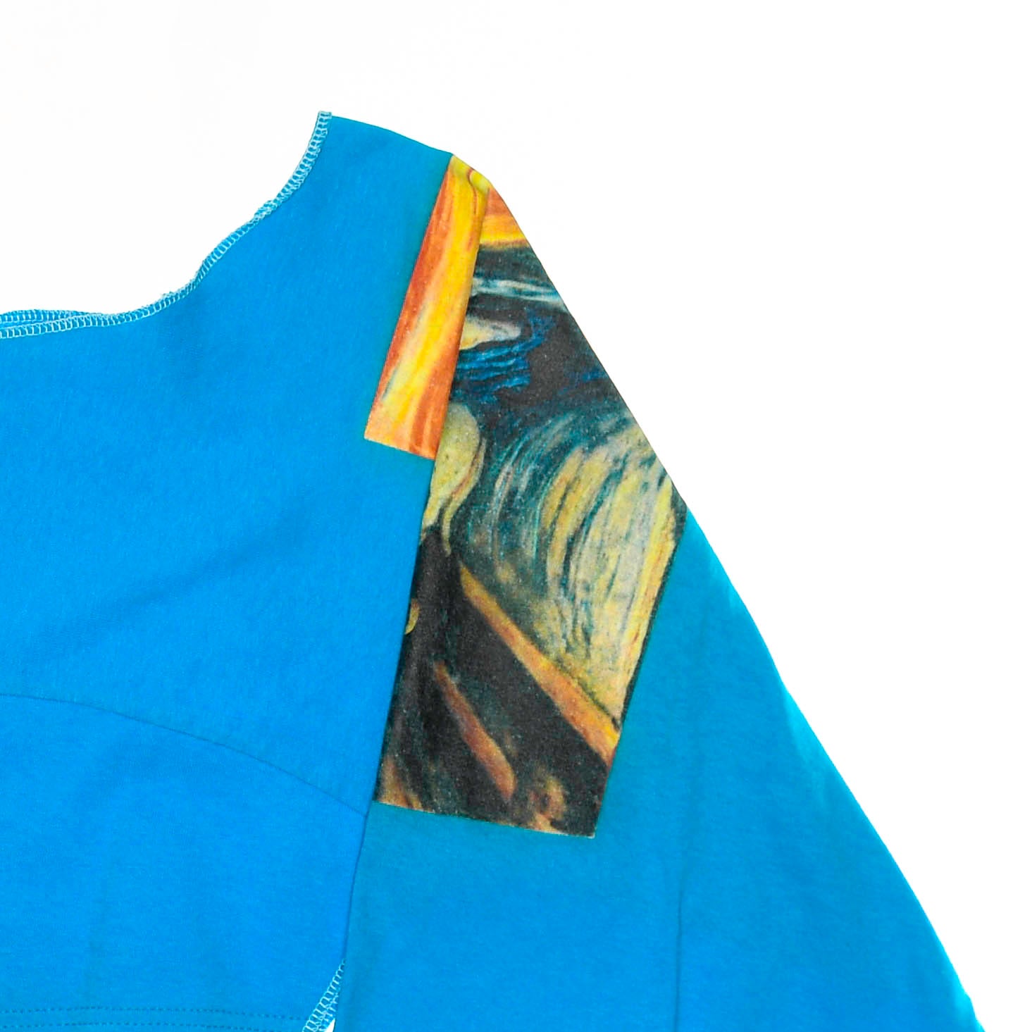 "The Scream" Zero Waste Reversible Crop Top