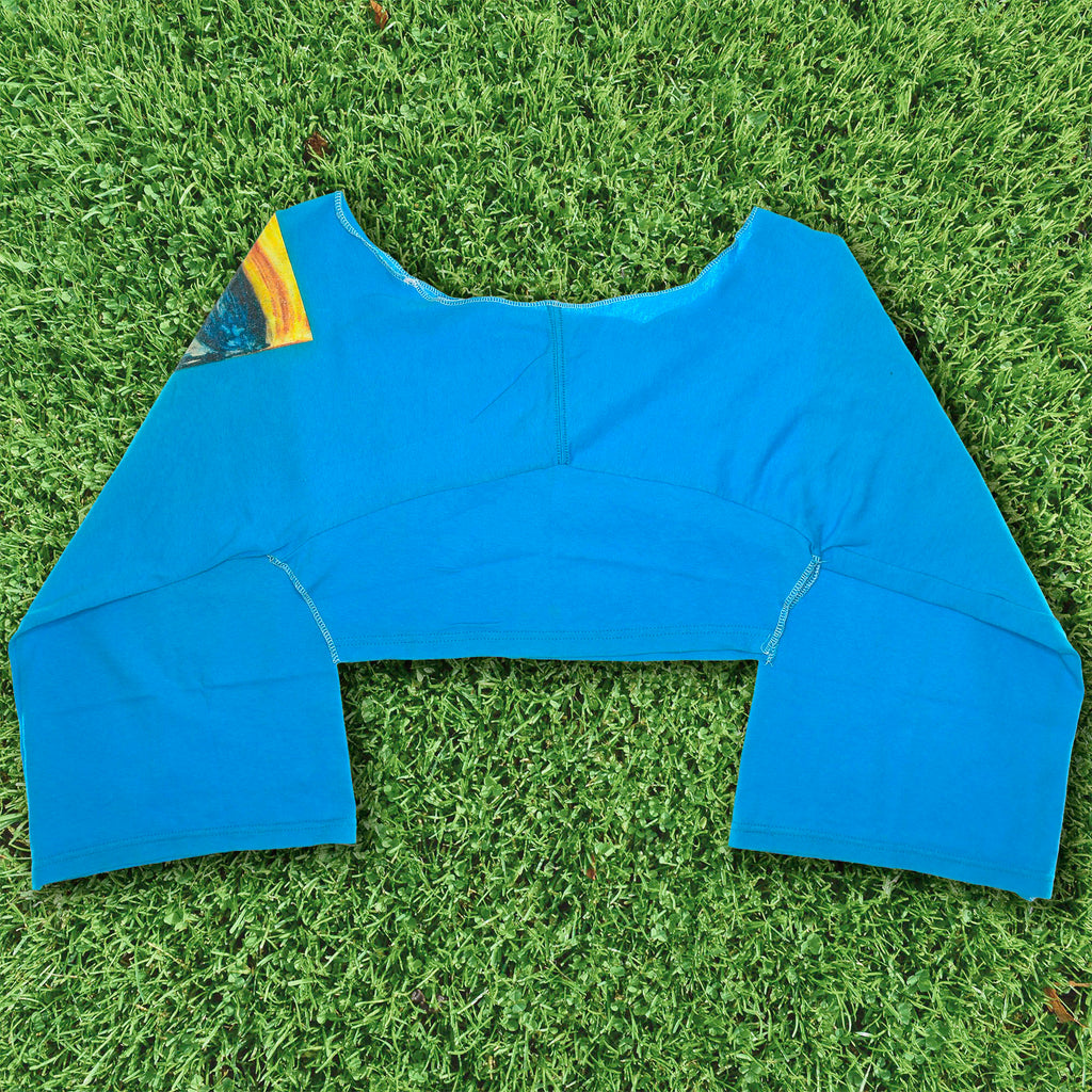 "The Scream" Zero Waste Reversible Crop Top