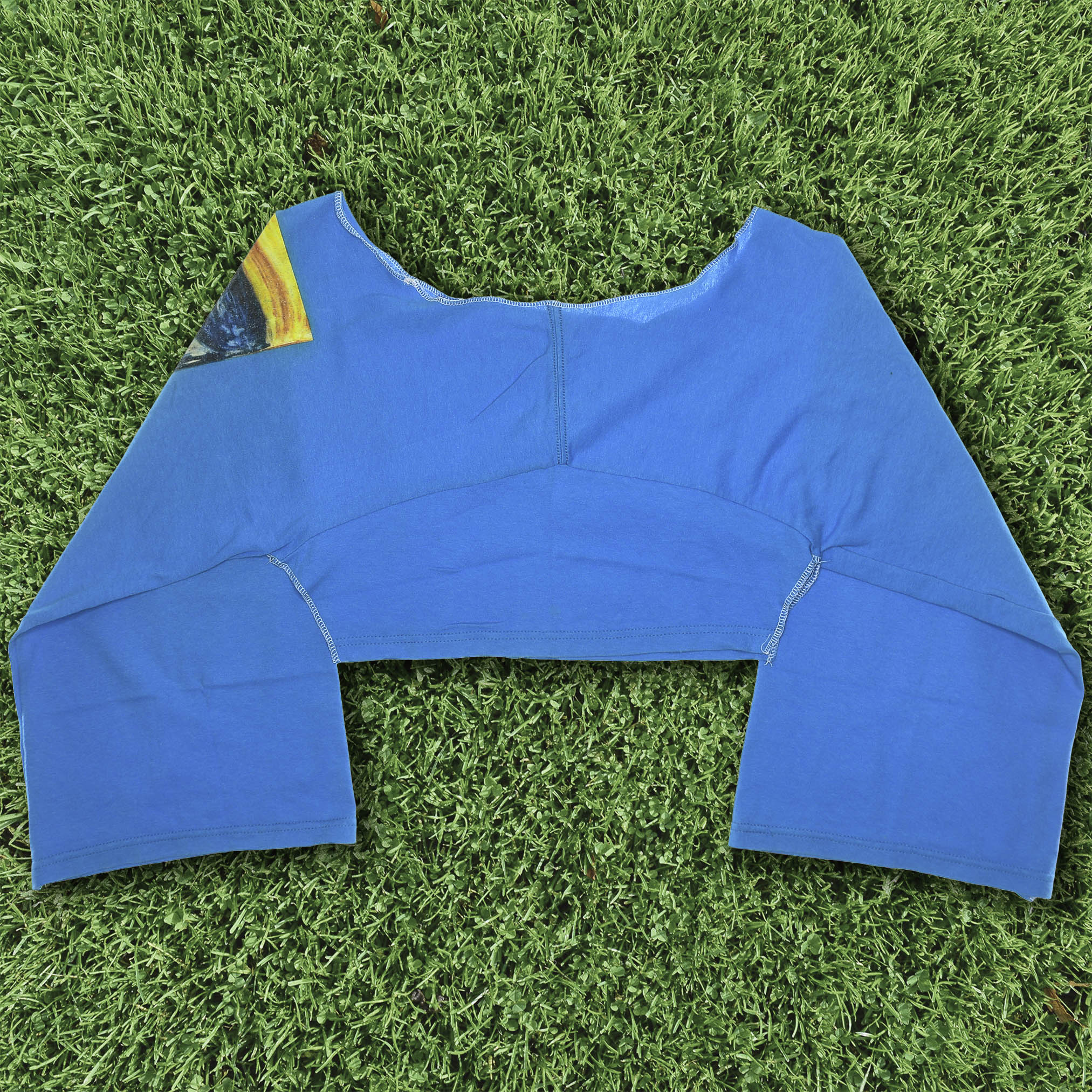 "The Scream" Zero Waste Reversible Crop Top