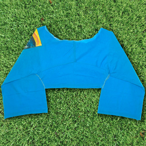 "The Scream" Zero Waste Reversible Crop Top