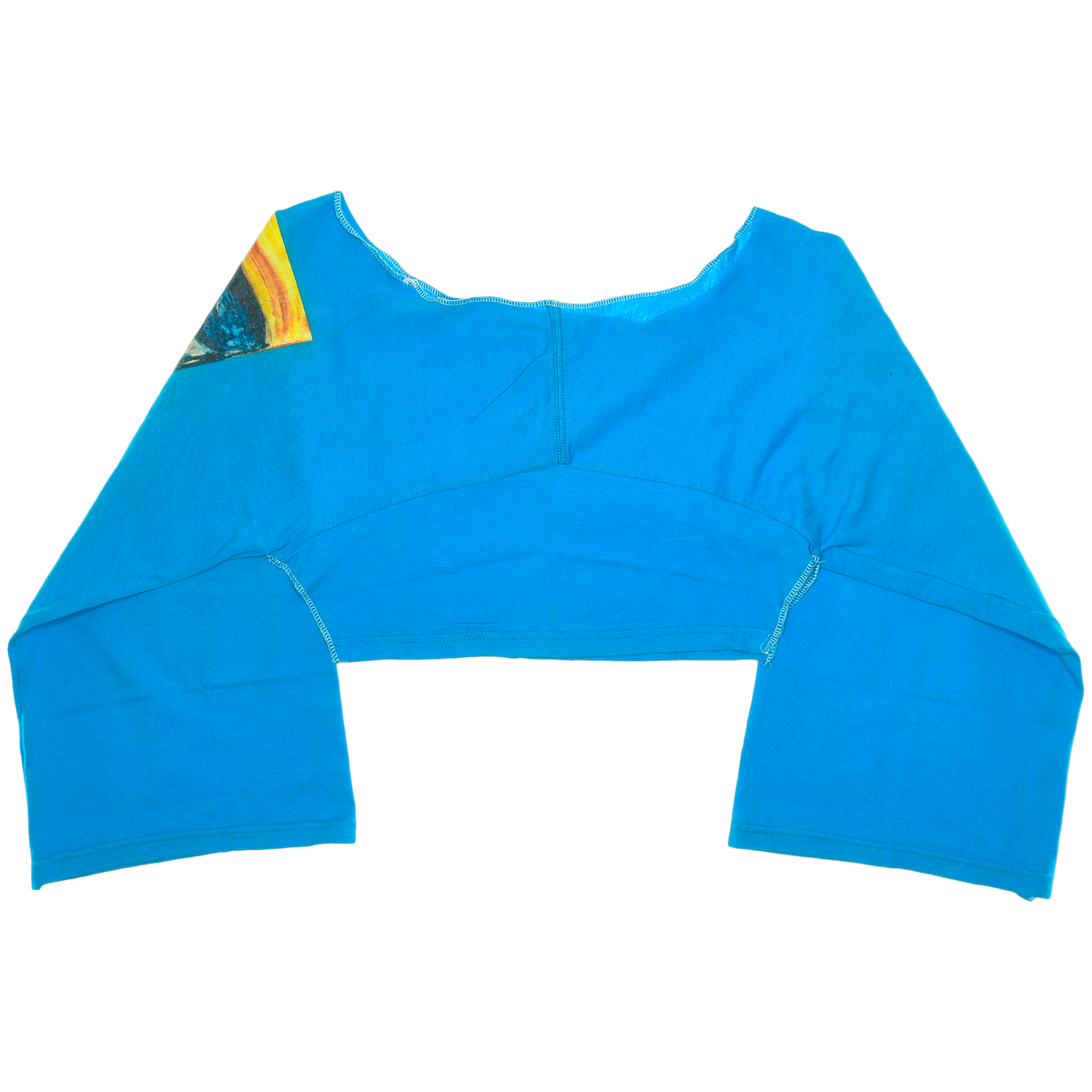"The Scream" Zero Waste Reversible Crop Top