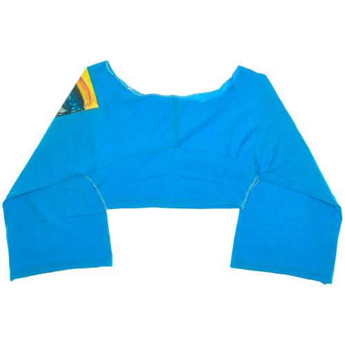 "The Scream" Zero Waste Reversible Crop Top