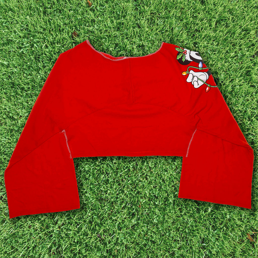 Christmas Reversible Crop Top