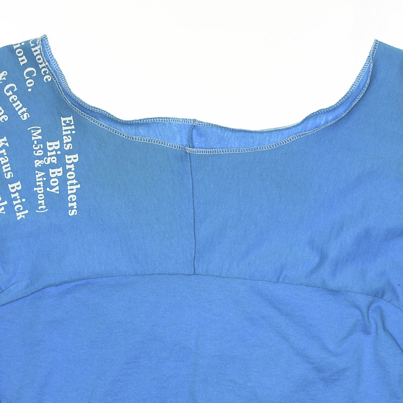 Rainbow Run Blue Reversible Crop Top