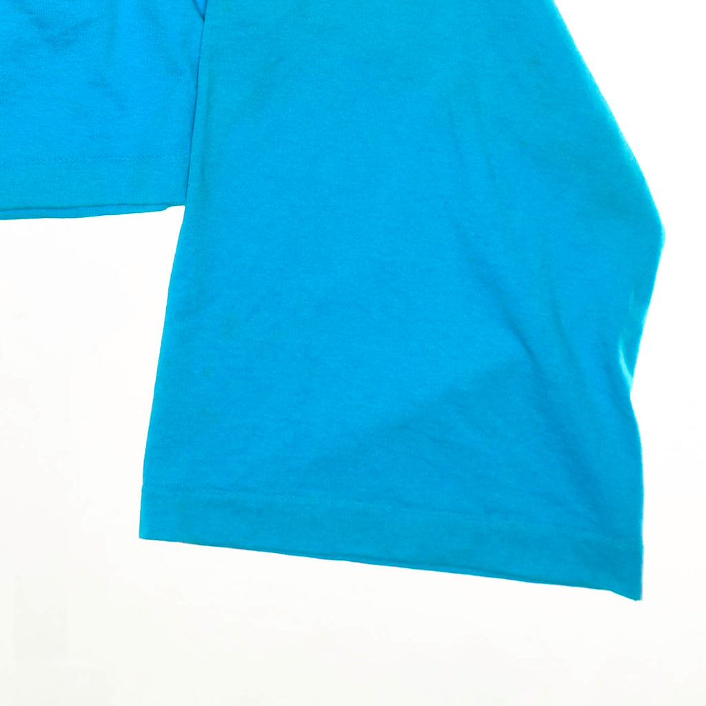 Rainbow Run Blue Reversible Crop Top