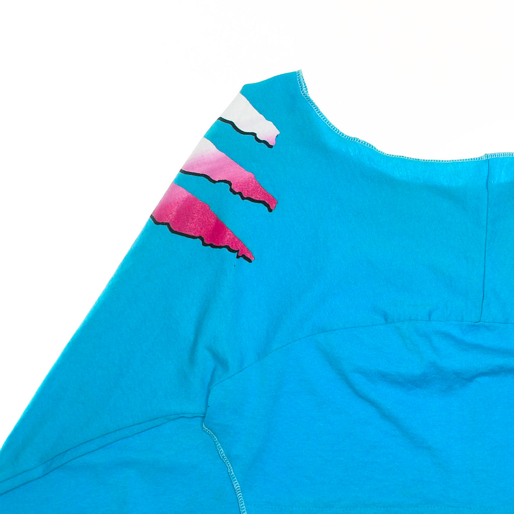 Rainbow Run Blue Reversible Crop Top