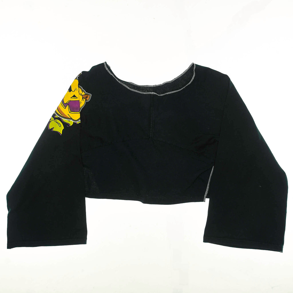 Black Jack-O-Lantern Reversible Crop Top