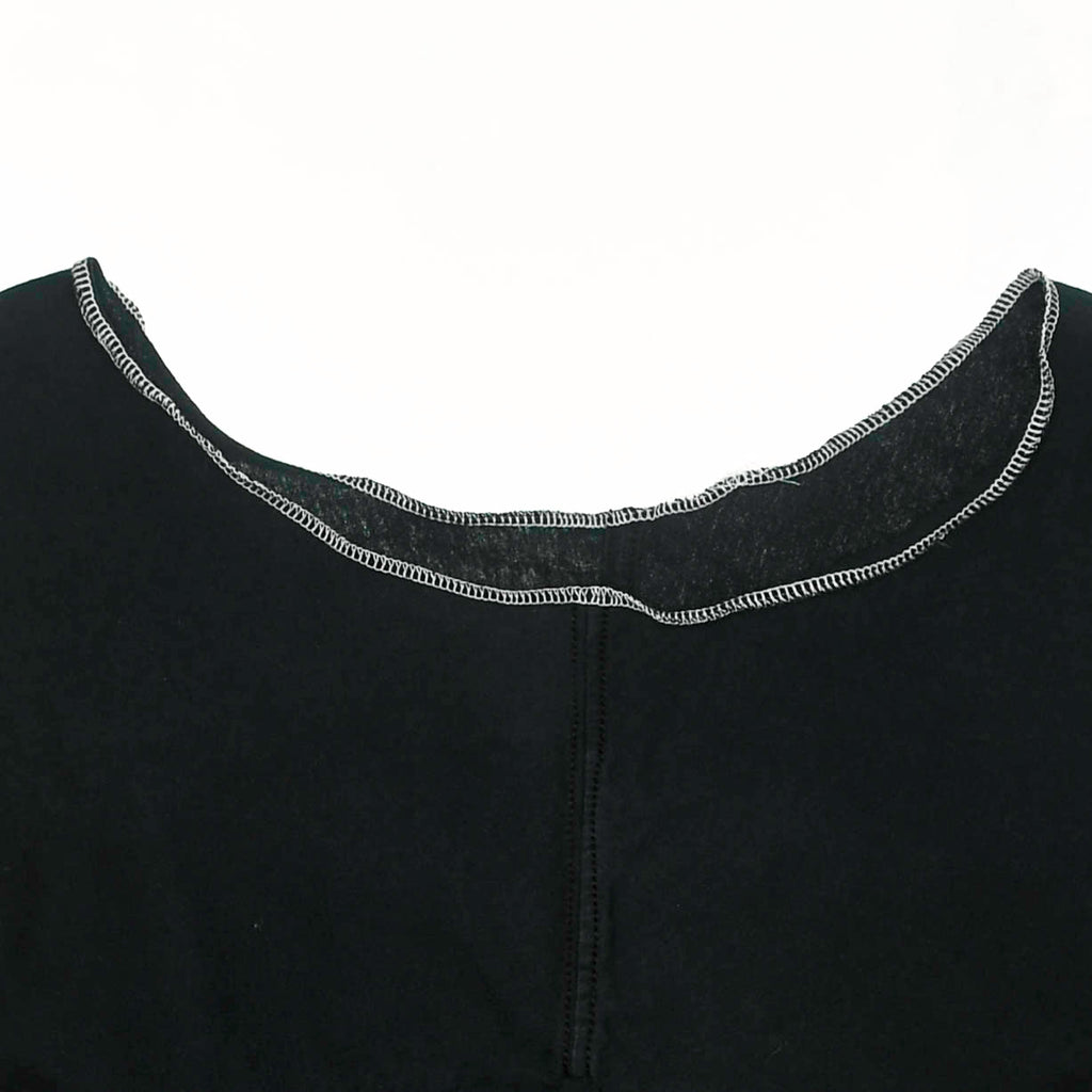 Black Jack-O-Lantern Reversible Crop Top