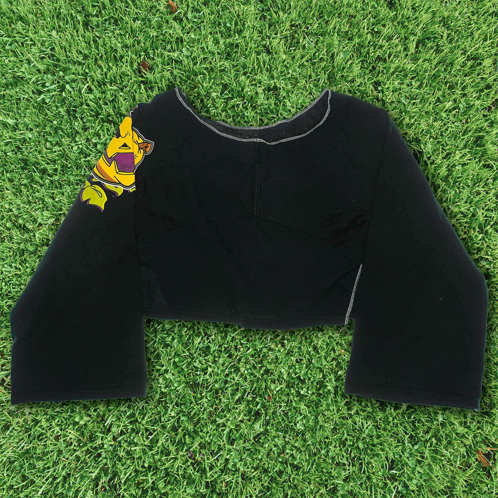 Black Jack-O-Lantern Reversible Crop Top