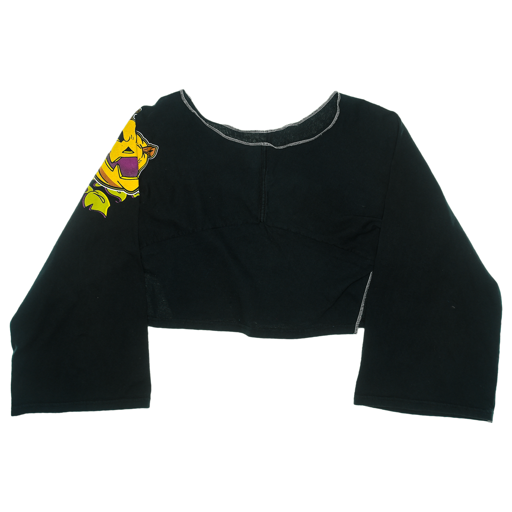 Black Jack-O-Lantern Reversible Crop Top