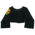 Black Jack-O-Lantern Reversible Crop Top