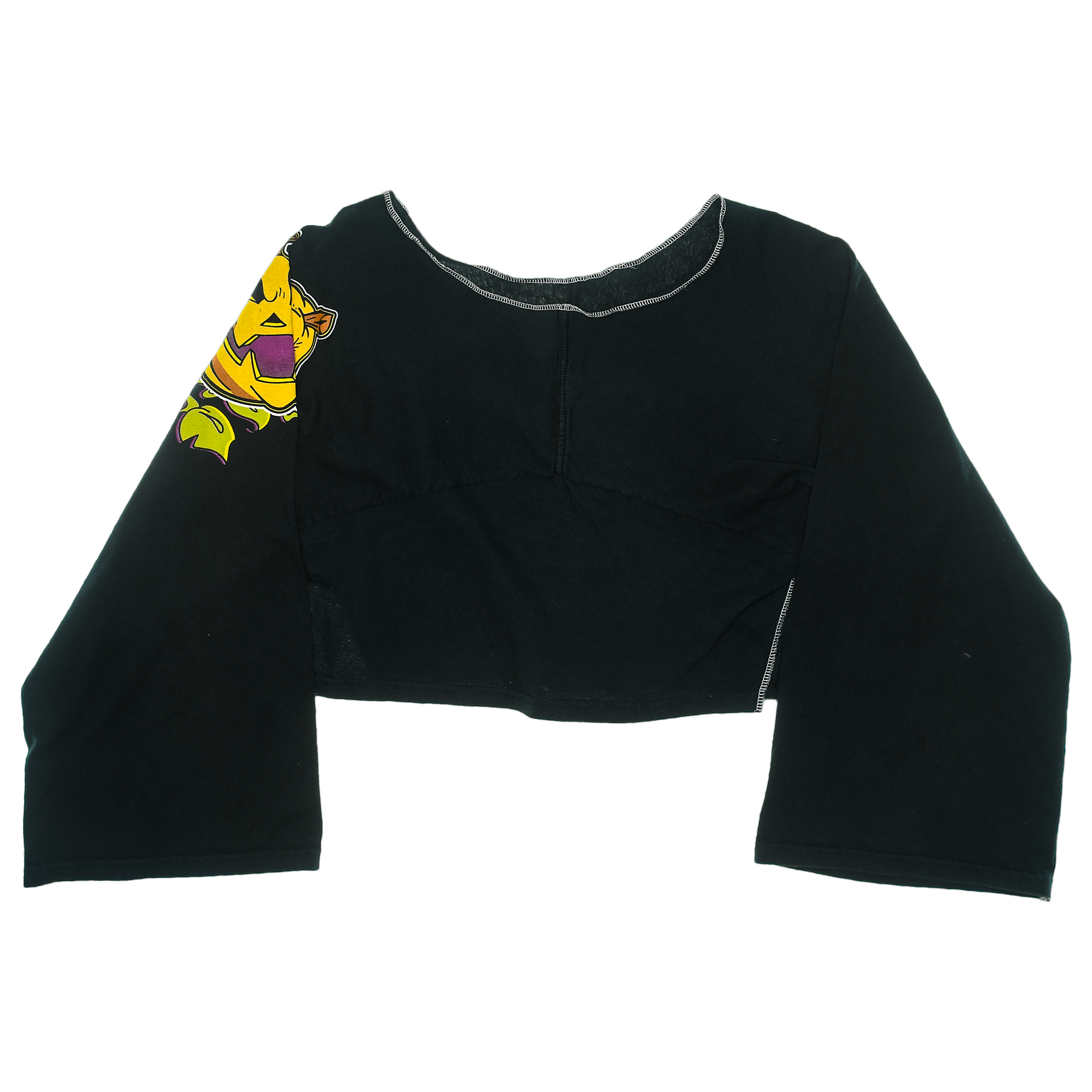 Black Jack-O-Lantern Reversible Crop Top