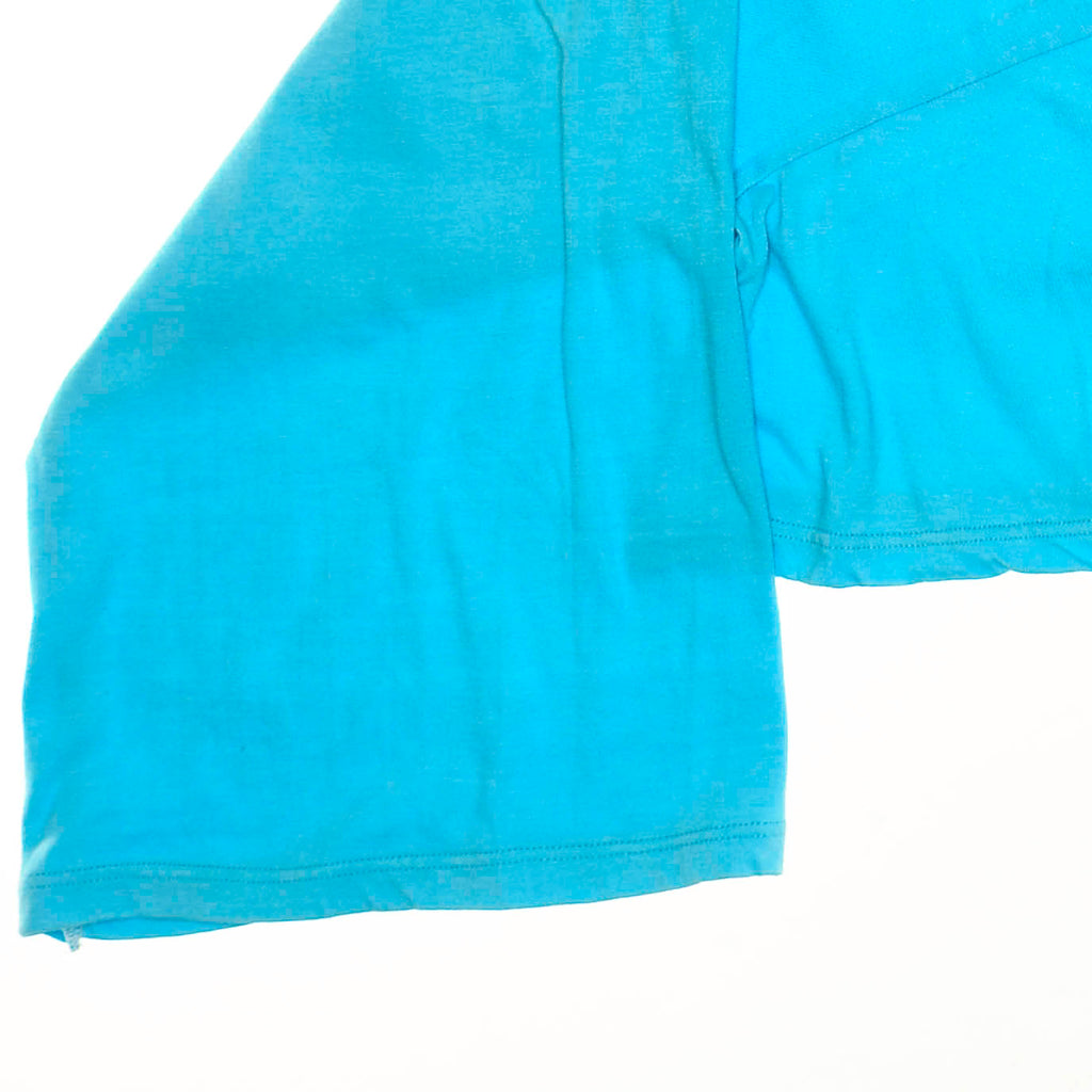 Blue Reversible Crop Top