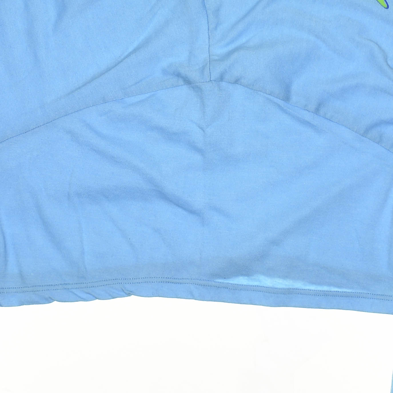 Blue Reversible Crop Top