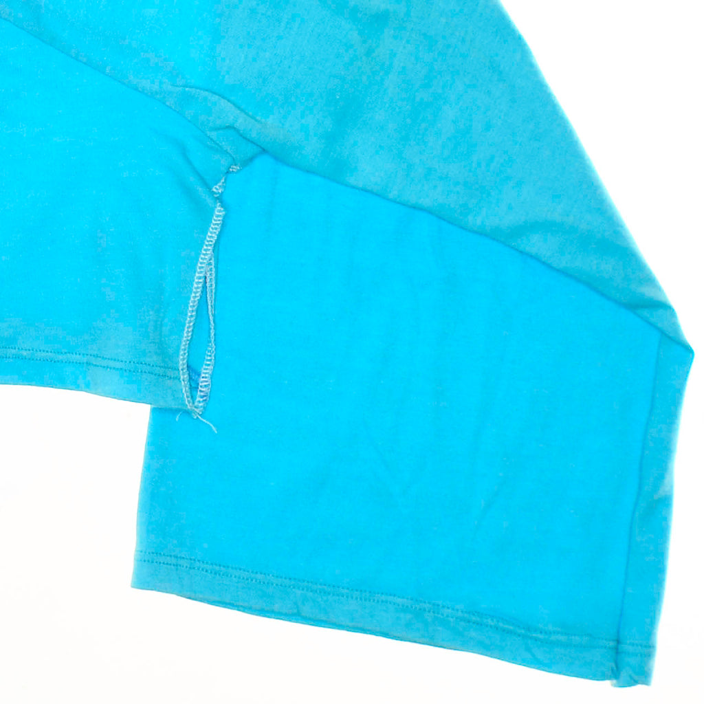 Blue Reversible Crop Top