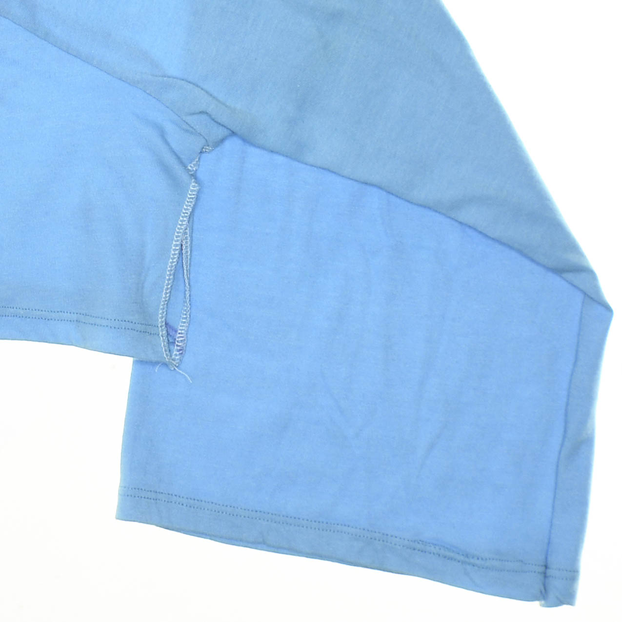 Blue Reversible Crop Top