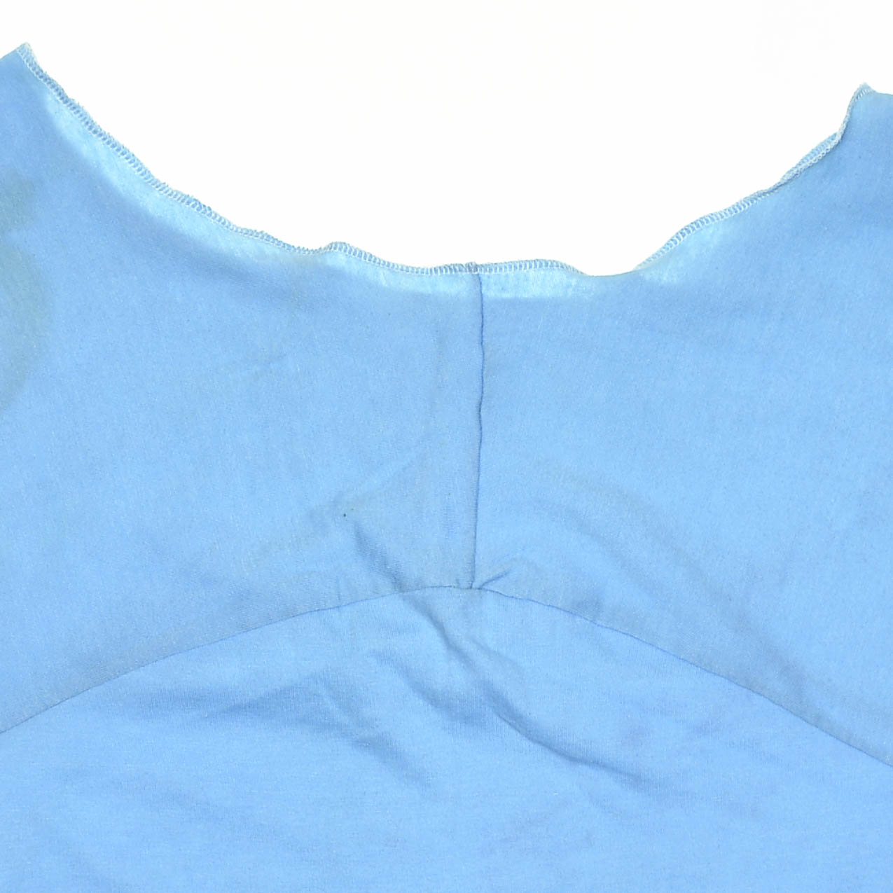 Blue Reversible Crop Top