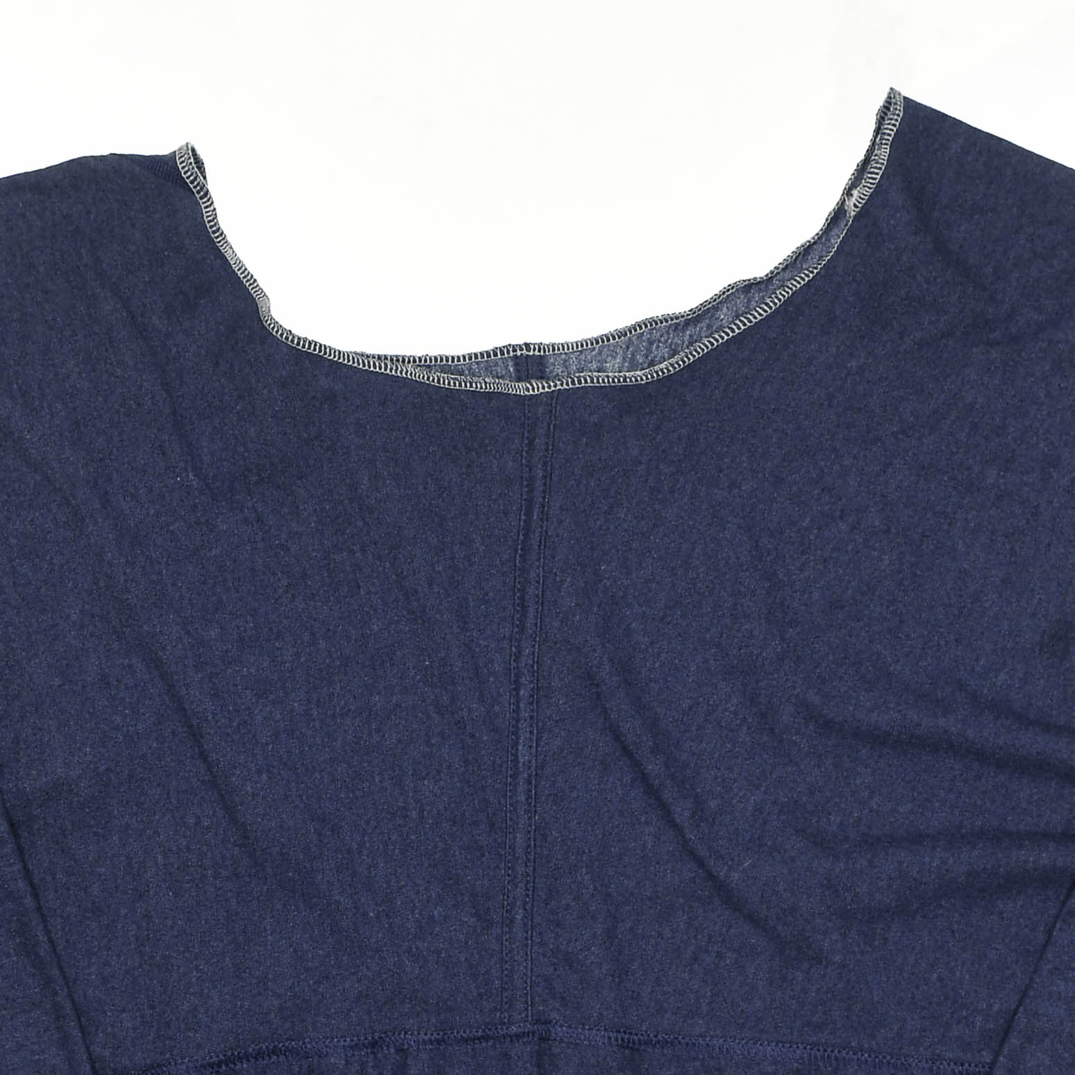Heather Navy Reversible Crop Top